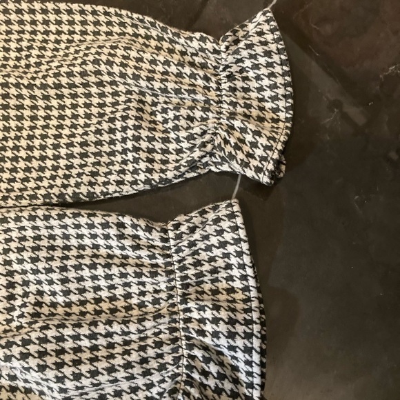 LOFT Women’s Black and White Houndstooth Long Sleeve Dress Size Small | Preppy - Picture 8 of 10